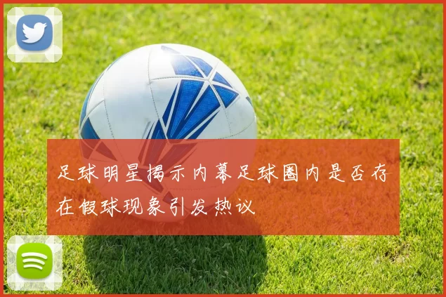 足球明星揭示内幕足球圈内是否存在假球现象引发热议