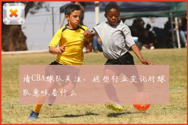 请CBA球队关注，这些行业变化对球队意味着什么